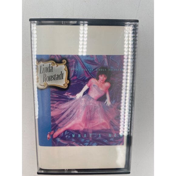 Linda Ronstadt Whats New Cassette Tape With The Nelson Riddle Orchestra - Picture 1 of 2